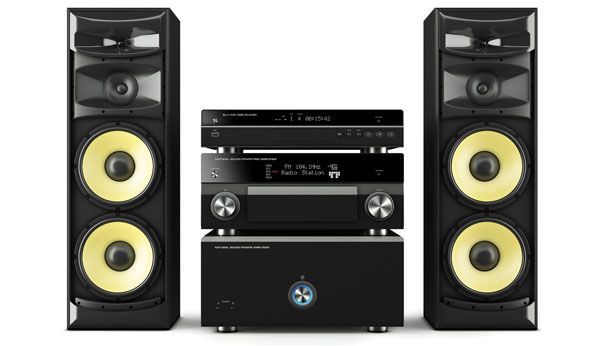 Stereo equipment and speakers